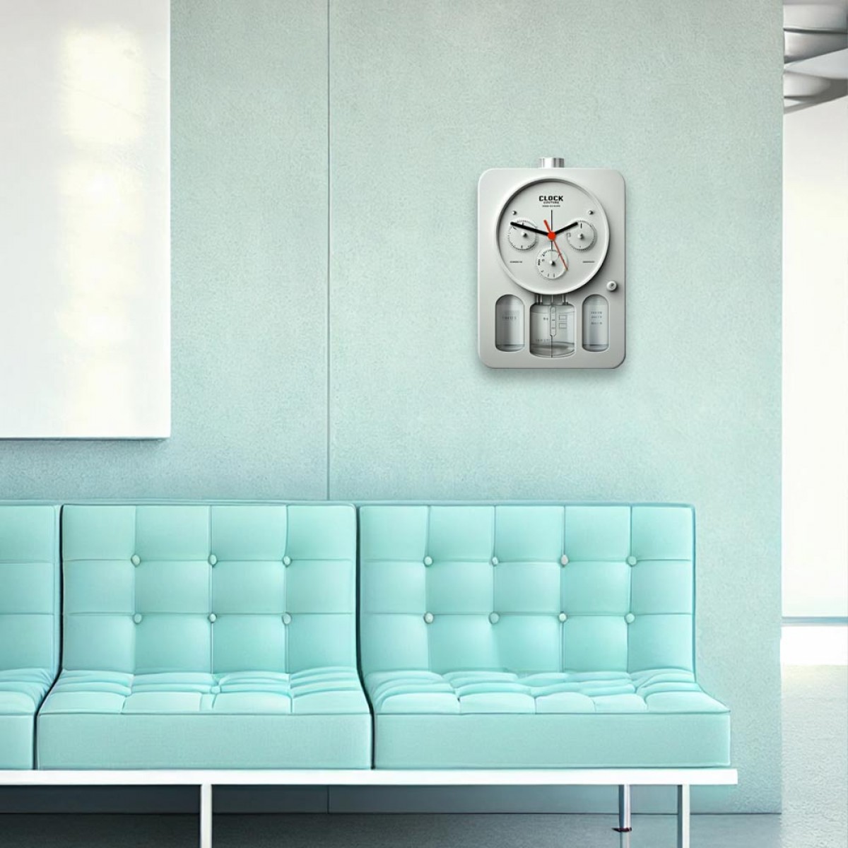 Clock Couture Wand- und Tischuhrenserie RAM Large
