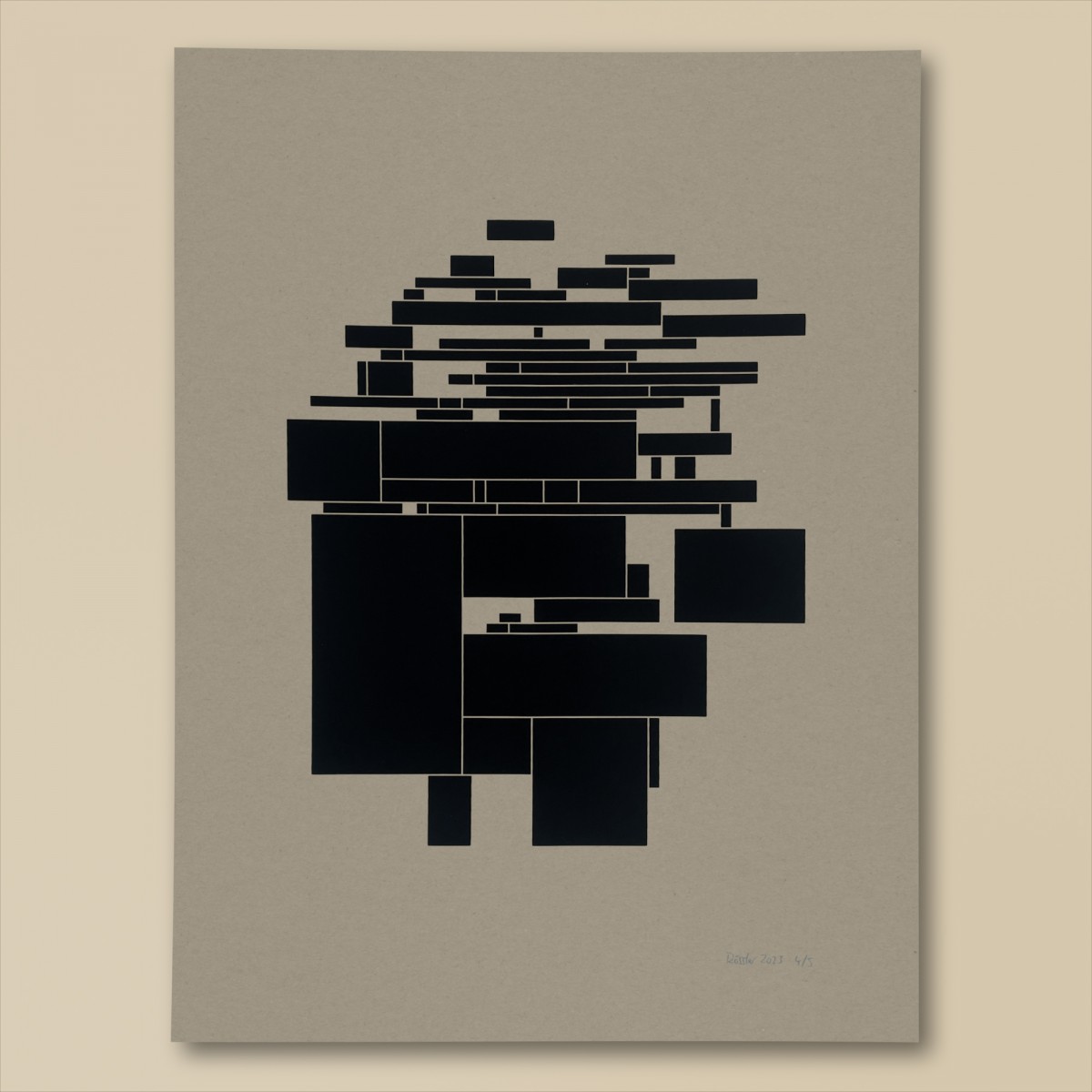 Print now - Riot later ● Off the grid VII - Siebdruck