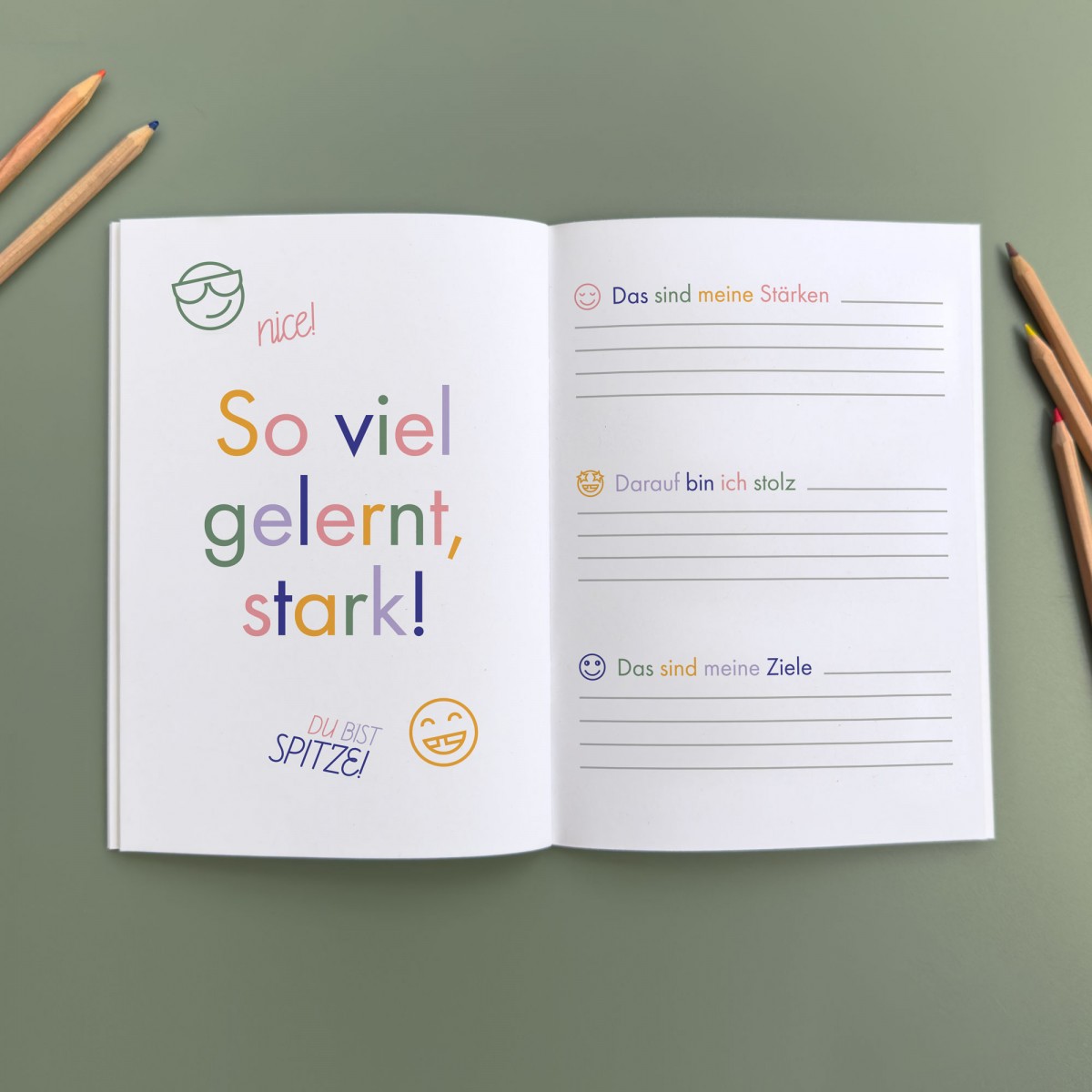Hausaufgabenheft für die Grundschule – Growth Mindset – miratheresia