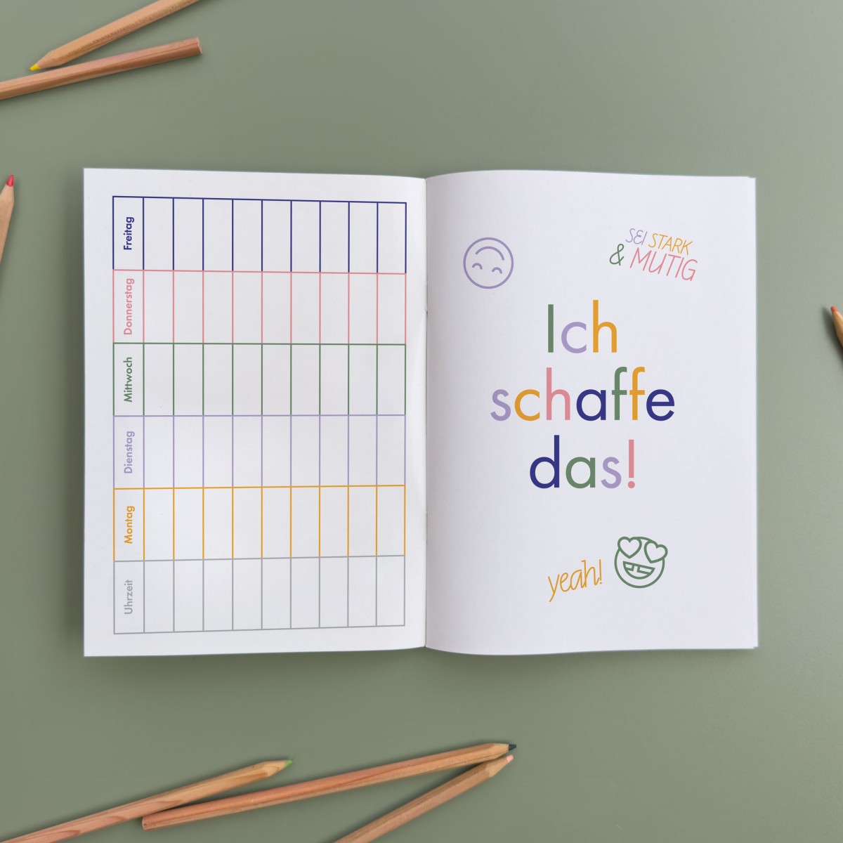 Hausaufgabenheft für die Grundschule – Growth Mindset – miratheresia