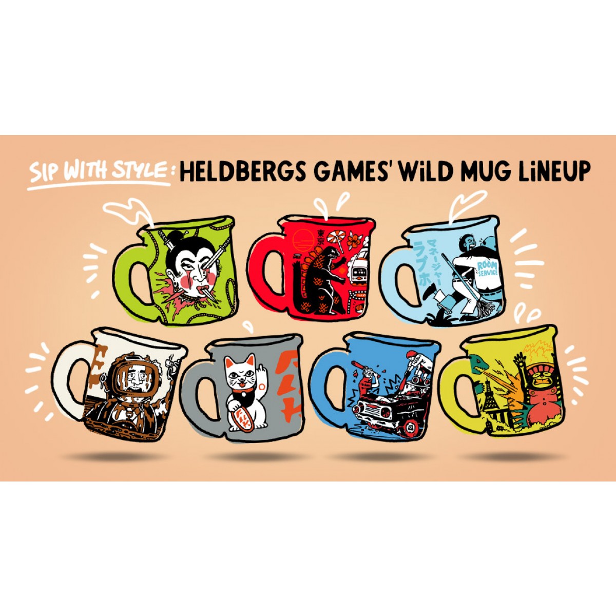 Tasse „Catch Me Aho“ – Heldbergs Games