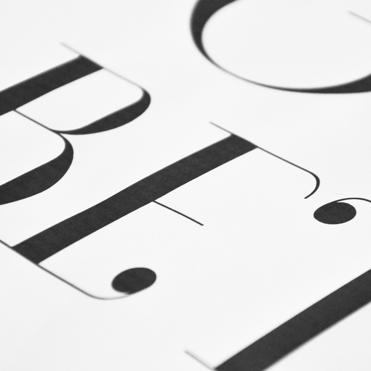 nahili POSTER / ARTPRINT "be&do good, it feels better" (DIN A3) schwarz weiß Grafik Typografie