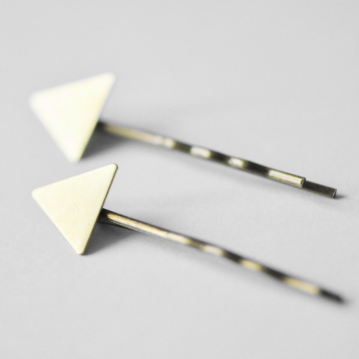 nahili Haarklammern "triangle" Dreieck Haarspange Bobby Pin