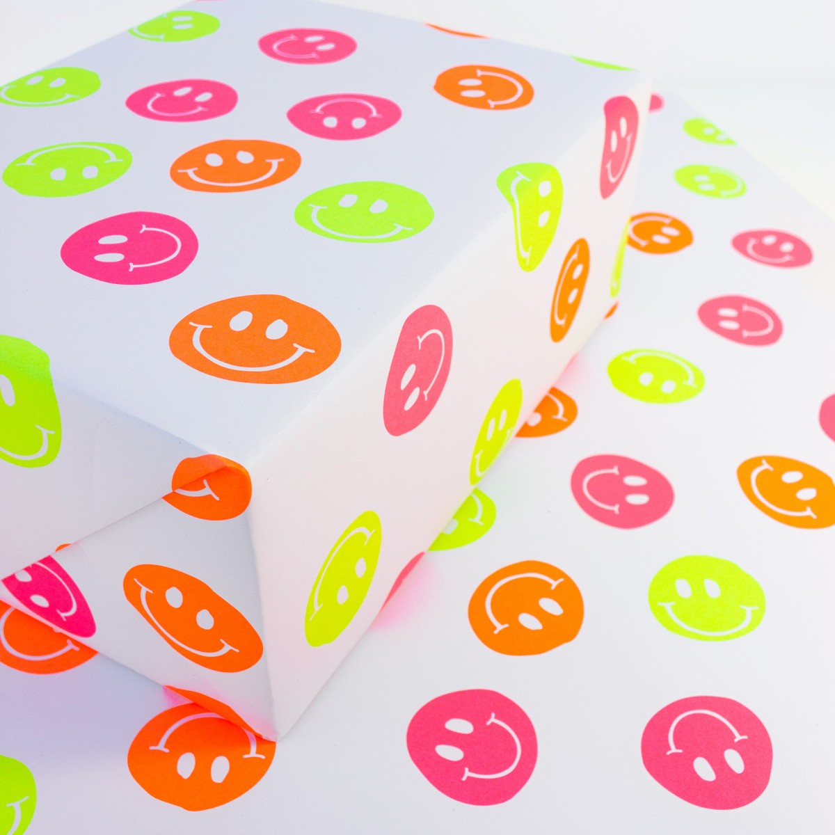 Hallo Neon Geschenkpapier-Set