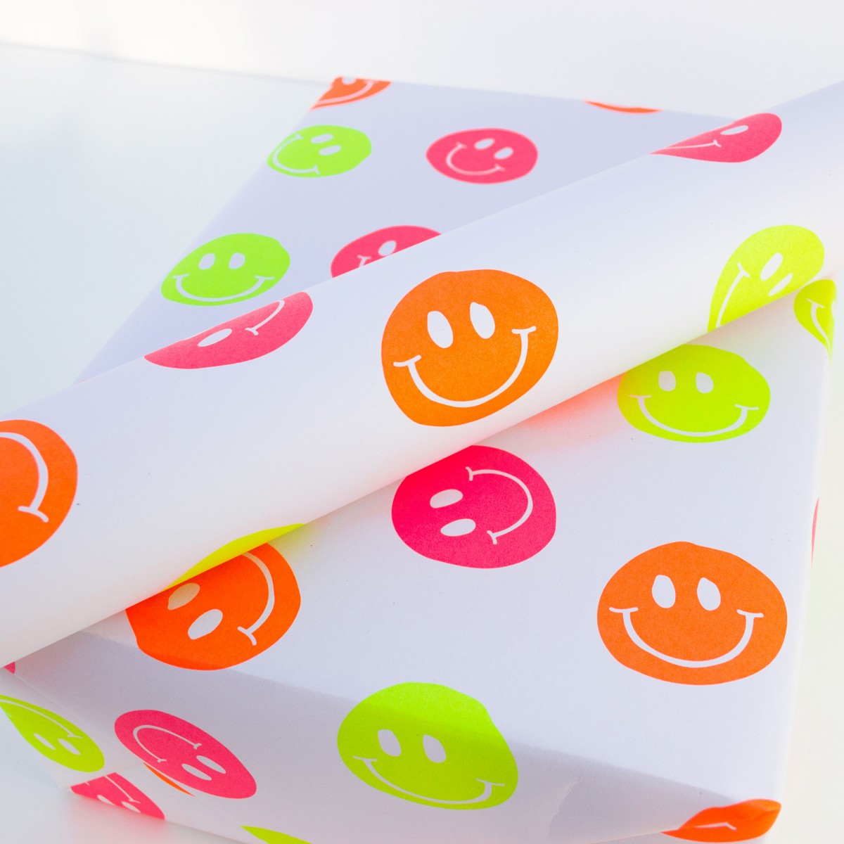 Hallo Neon Geschenkpapier-Set