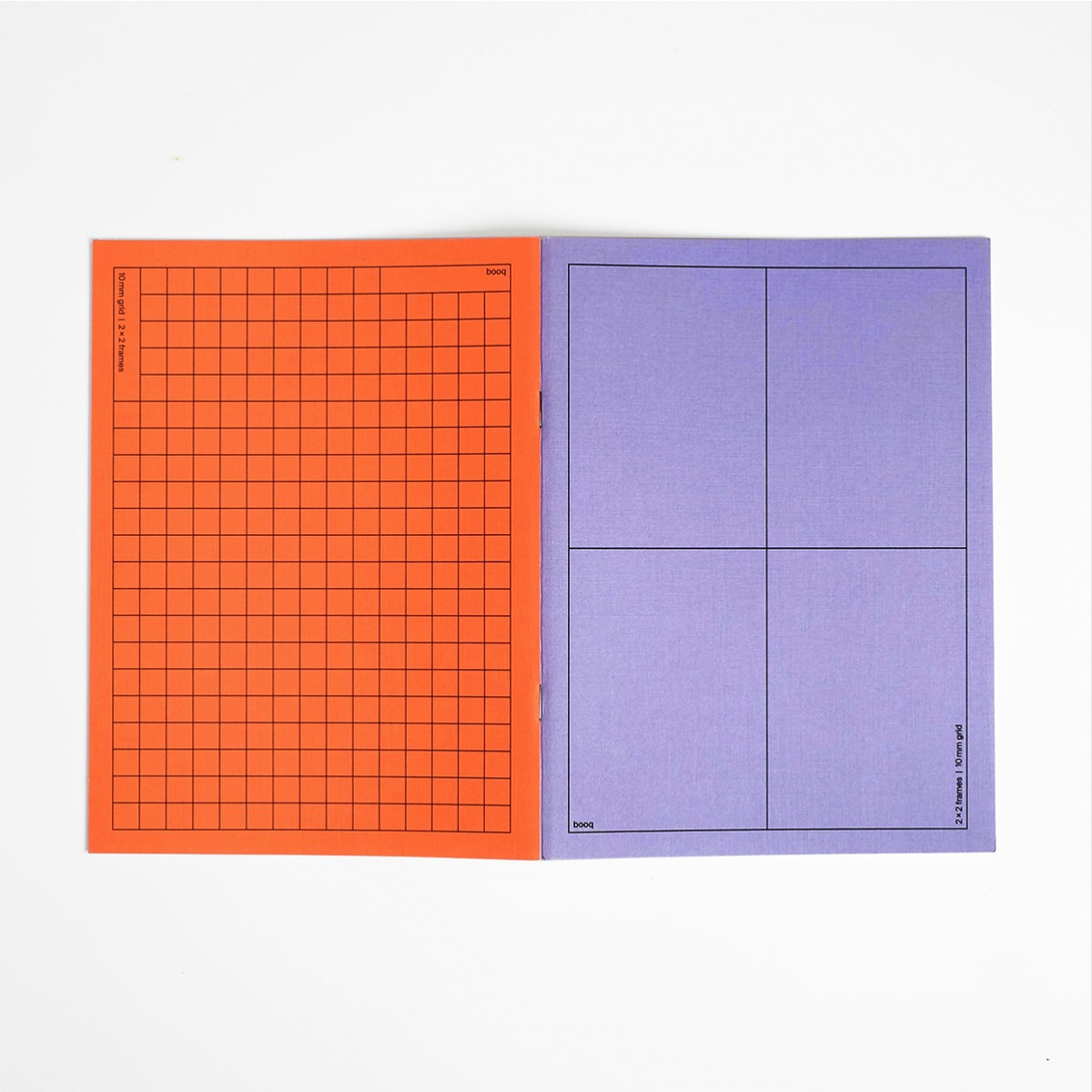 booq – purple-orange notebook – Edition Julie Joliat