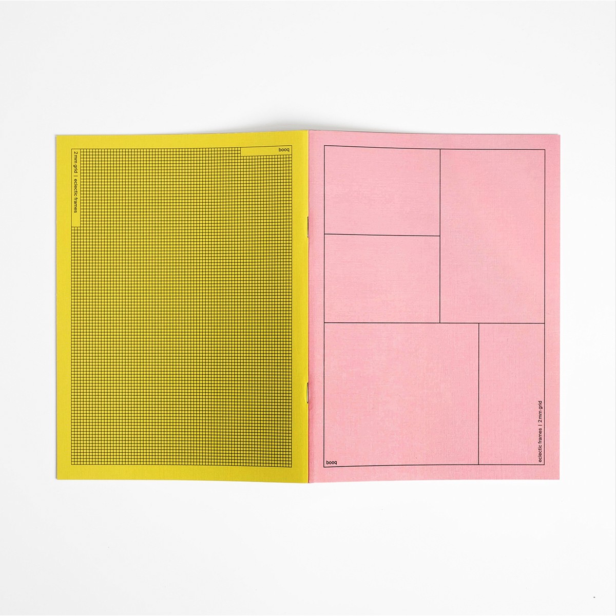 booq – pink-yellow notebook – Edition Julie Joliat