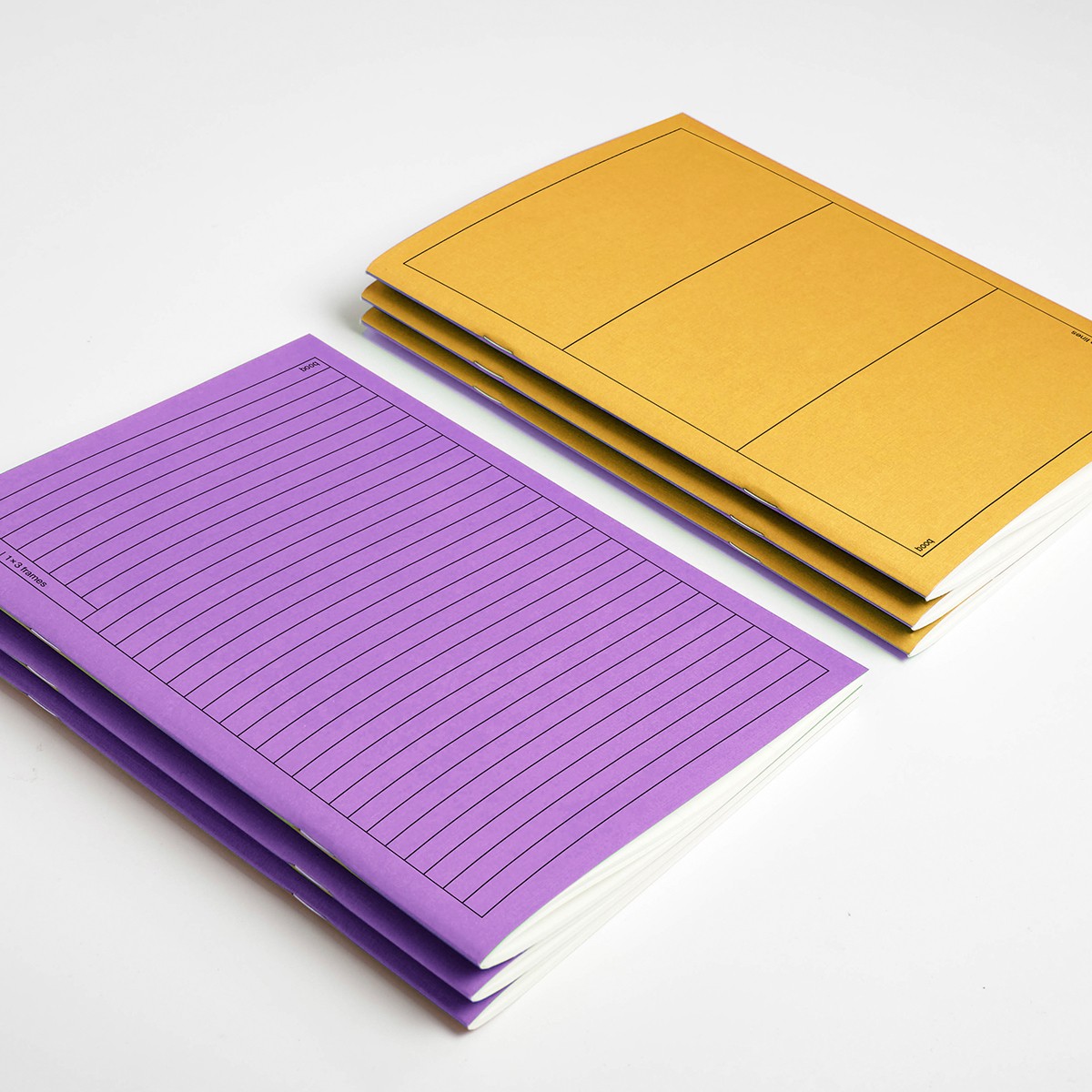 booq – Set mit 7 Notizheften – Edition Julie Joliat