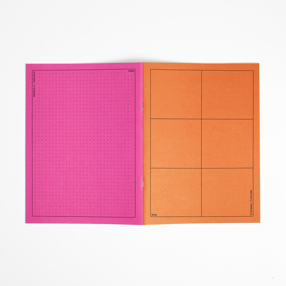 booq – orange-pink notebook – Edition Julie Joliat
