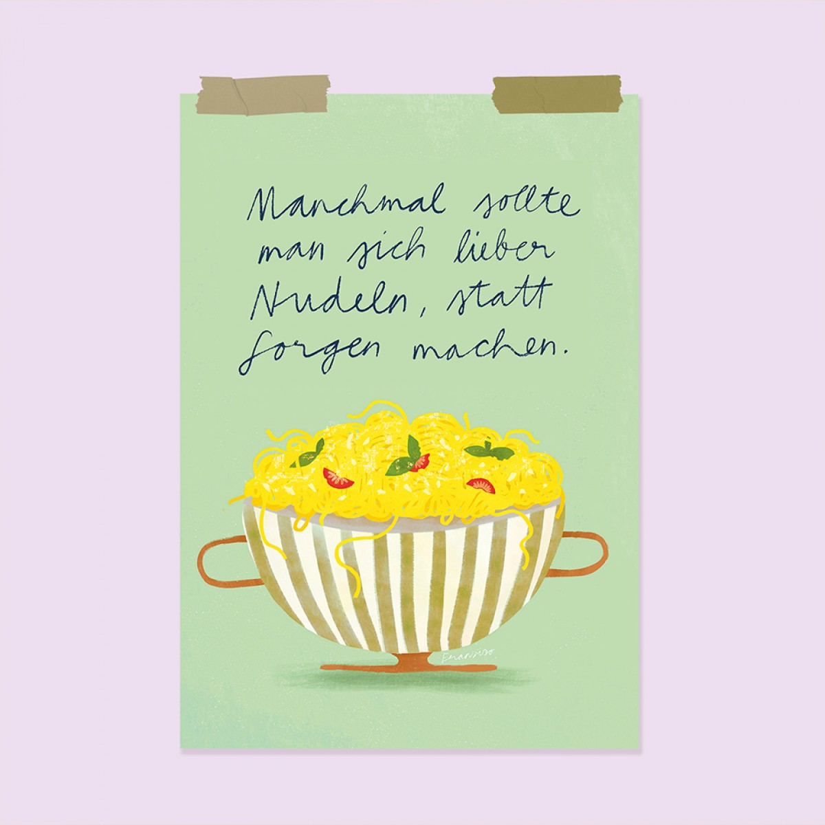 franzizo Print A4 »Nudeln«
