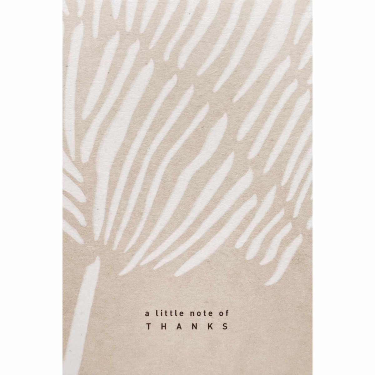 Postkarte - A LITTLE NOTE OF THANKS / OAY.PAPER