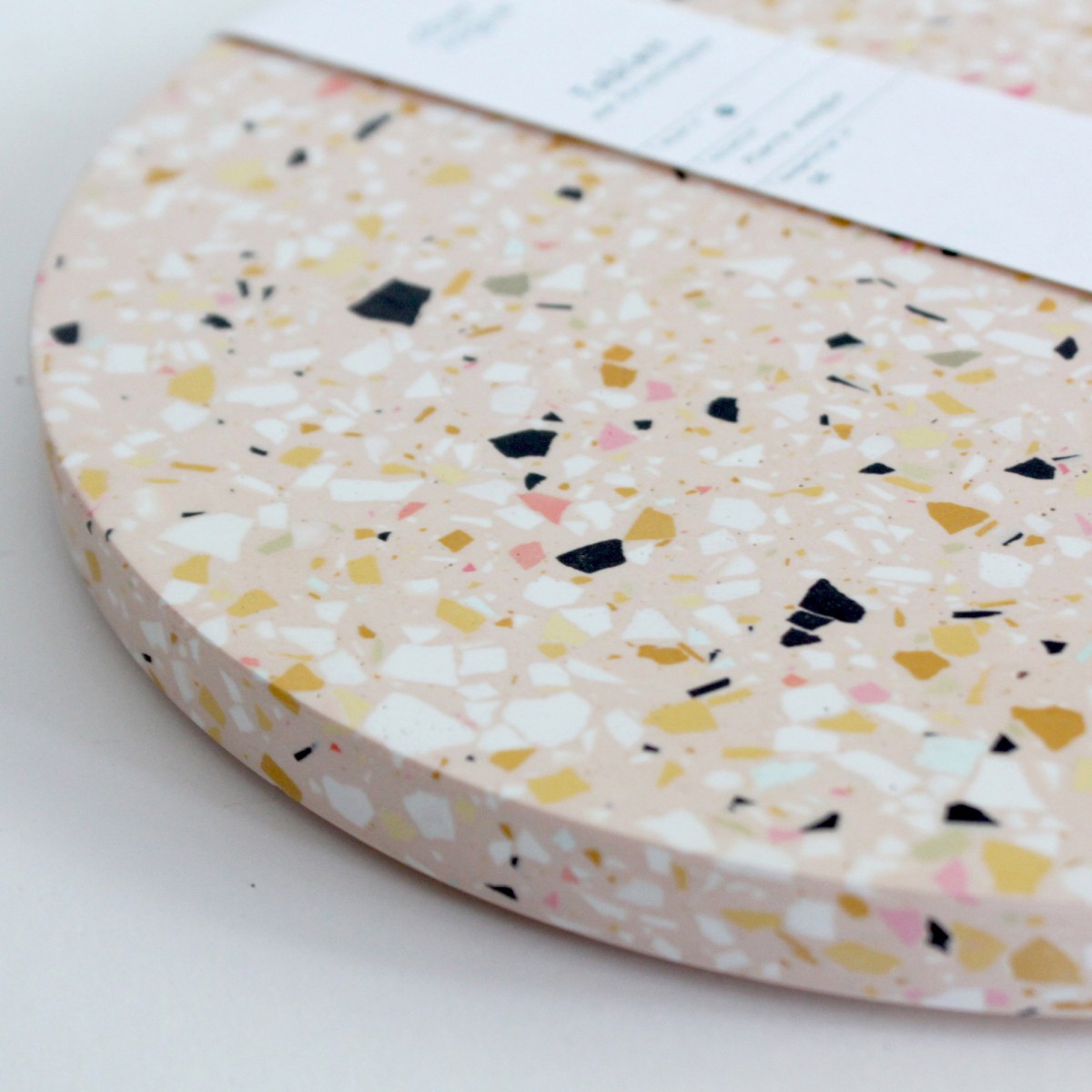 Terrazzo Untersetzer Koralle / objet vague