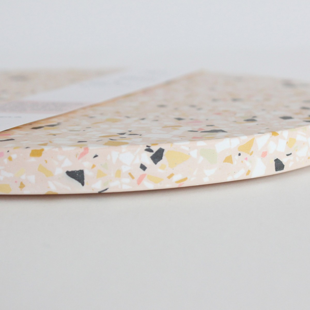 Terrazzo Untersetzer Koralle / objet vague