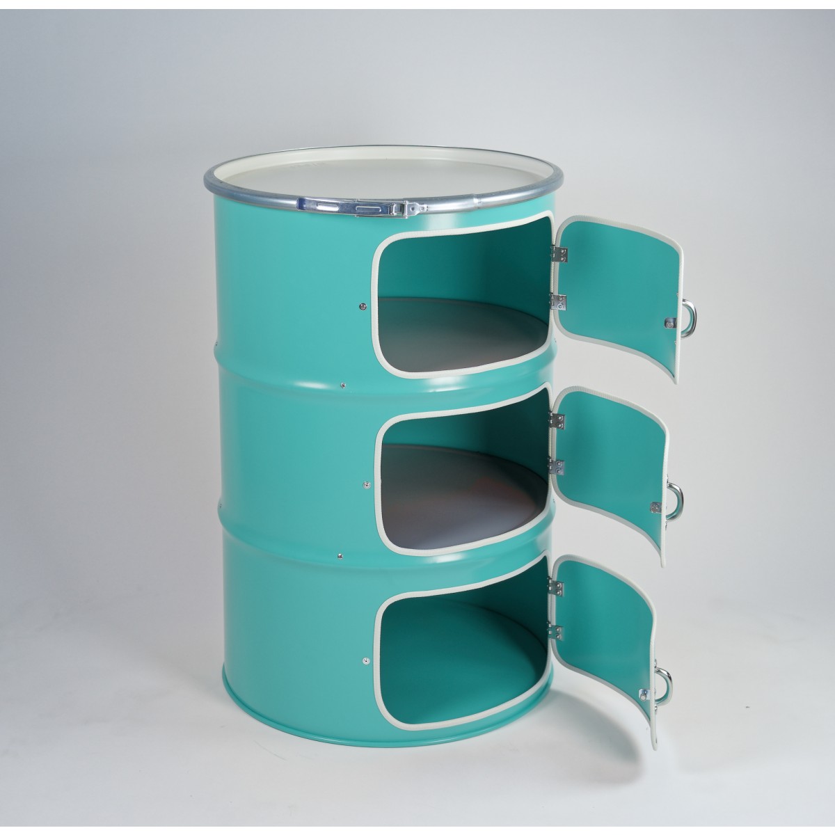 Lockengelöt - Dreitürer aus einem Ölfass