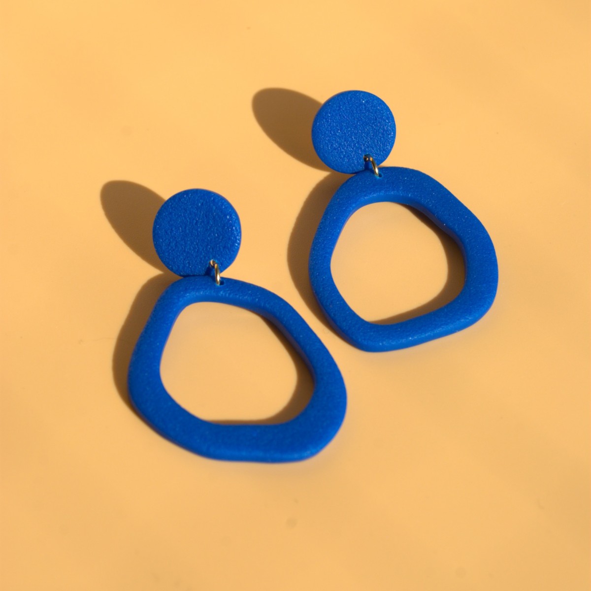 Ipanema | Blaue Statement-Ohrringe | Santoclay