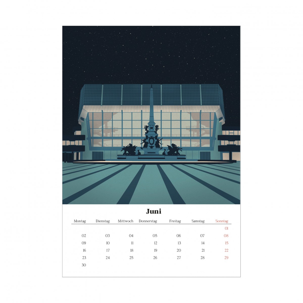 Leipzig Kalender 2025 - DIN A3