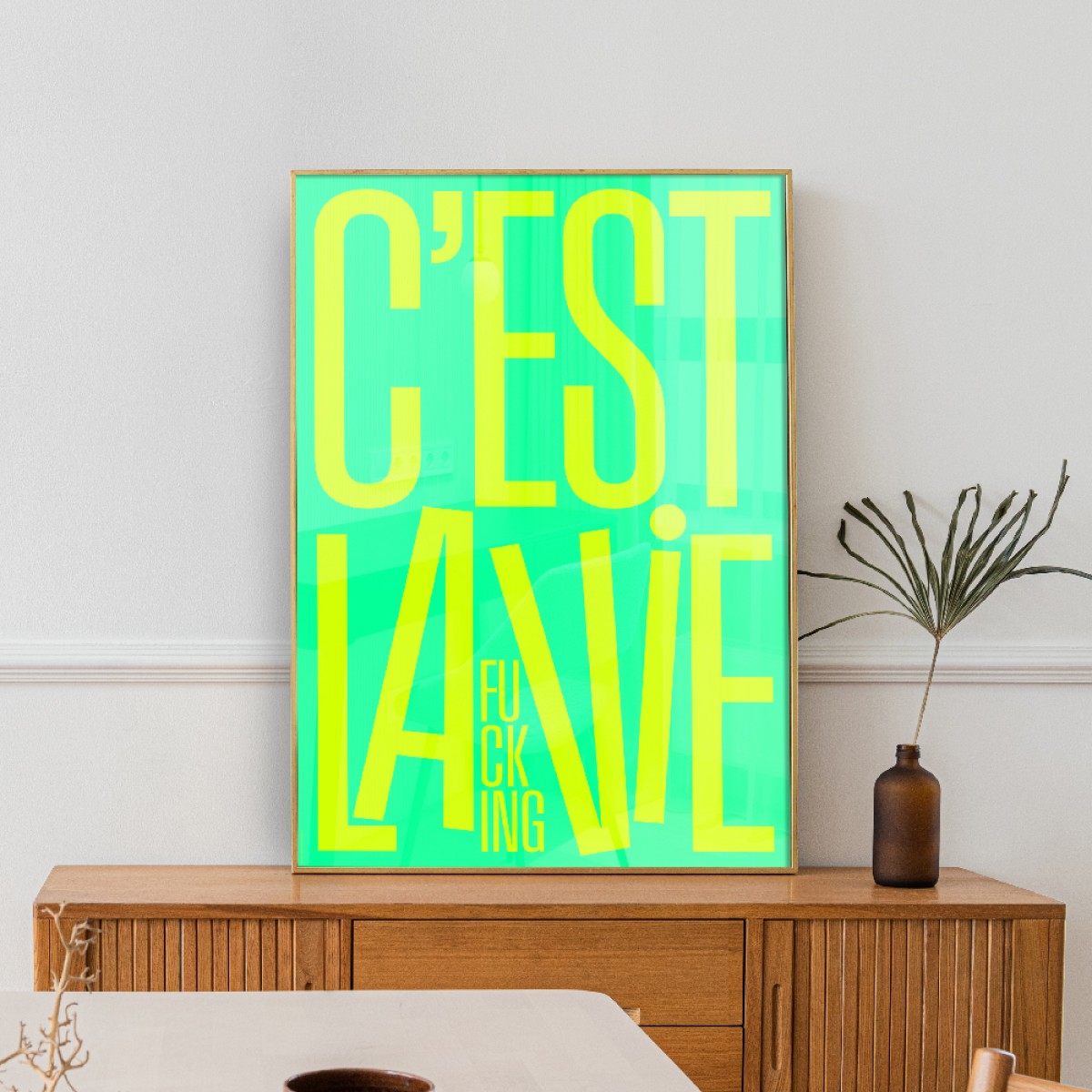 NEW PRINTS ON THE BLOCK / C’est la vie – Plakat