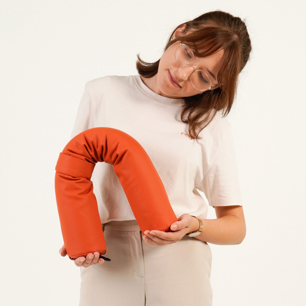 paddo Volcanic black - Ergonomisches Positionierungskissen, Ergorolle für Deinen Schreibtisch