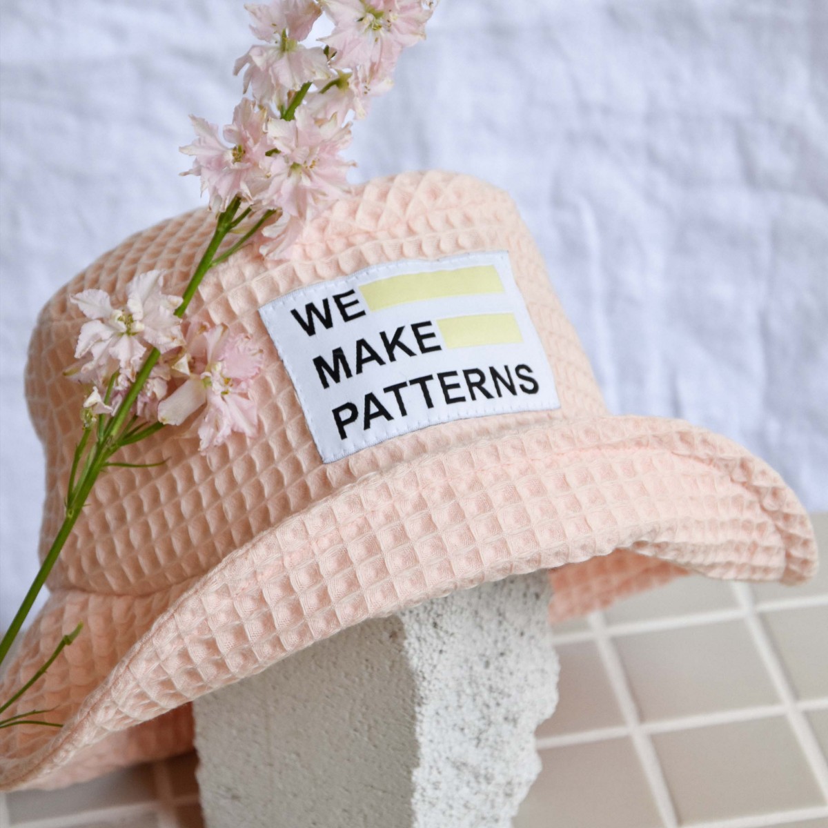 We Make Patterns - Bucket Hat Peach