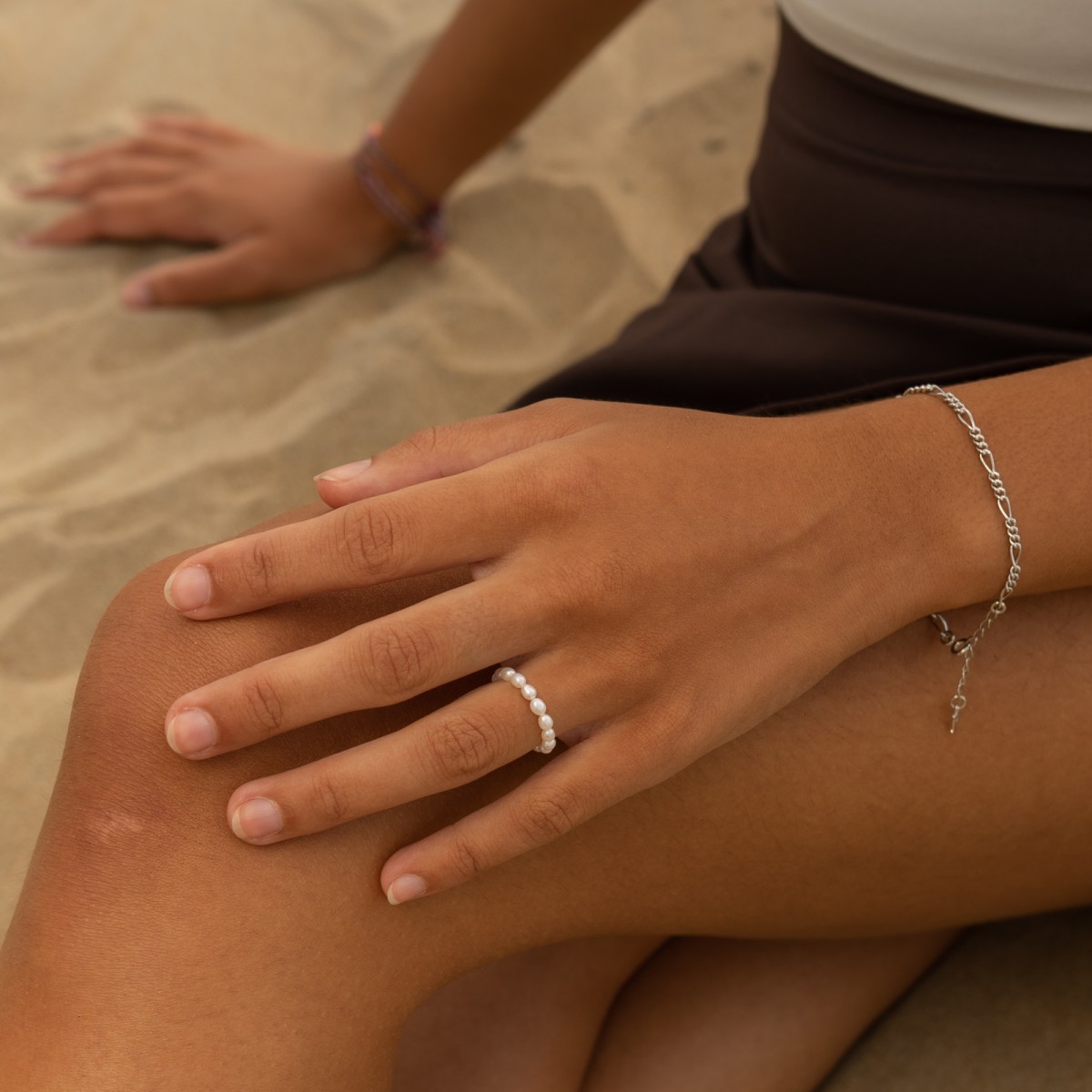Pearl Ring | Echte Süßwasserperlen | Paeoni Colors
