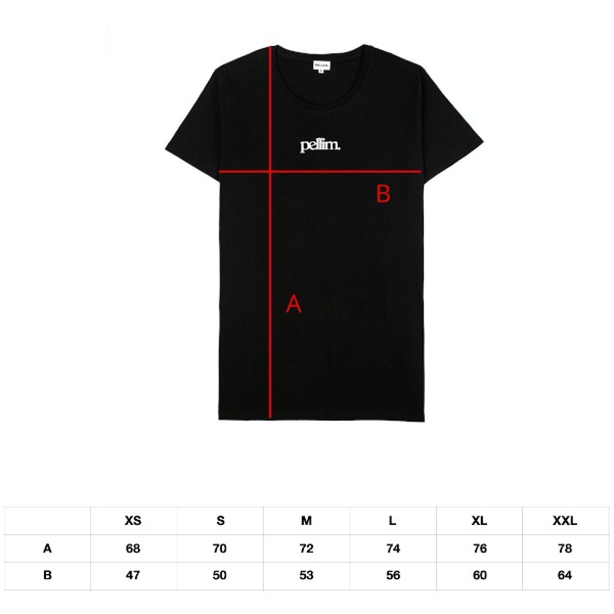 pellim. basic shirt weiß