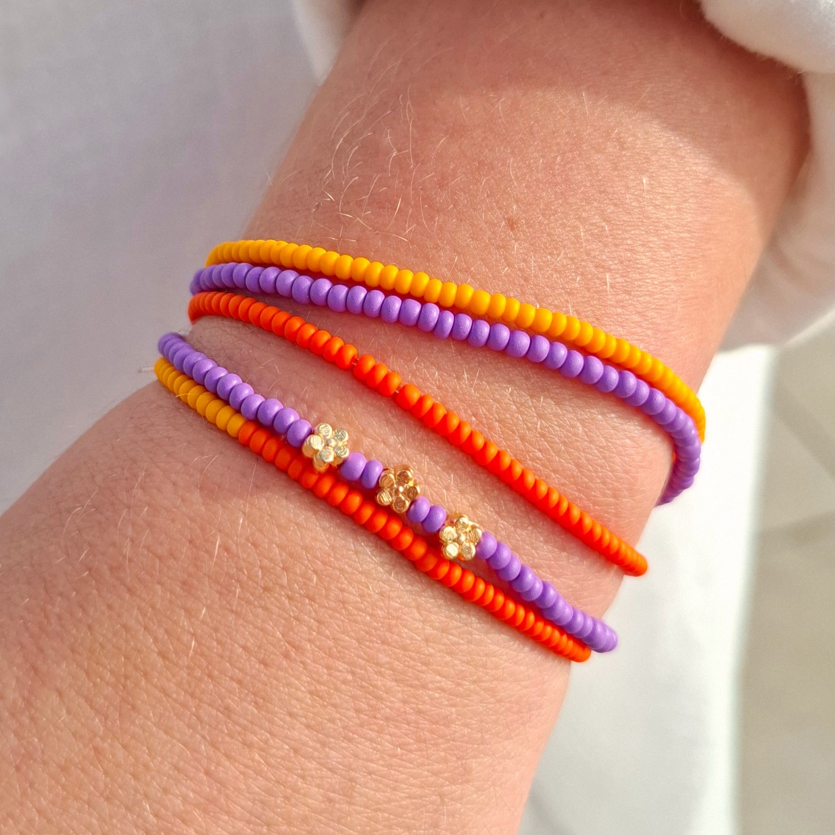 DIY Perlenset für Armbänder und Ringe - Happy Mix