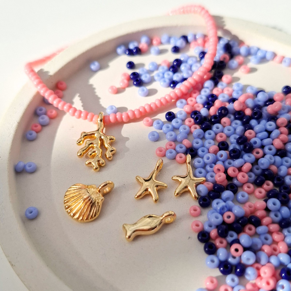 DIY Perlenset für Armbänder und Ringe - Korallenriff