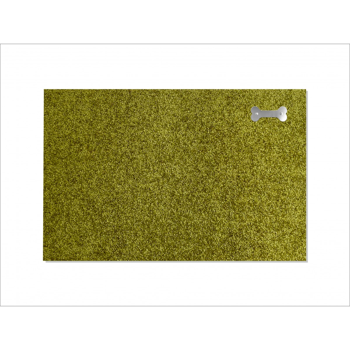 Keilbach Fußmatte picoBELLO.dog 87x57cm mit Edelstahlelemet in Form eines Knochens