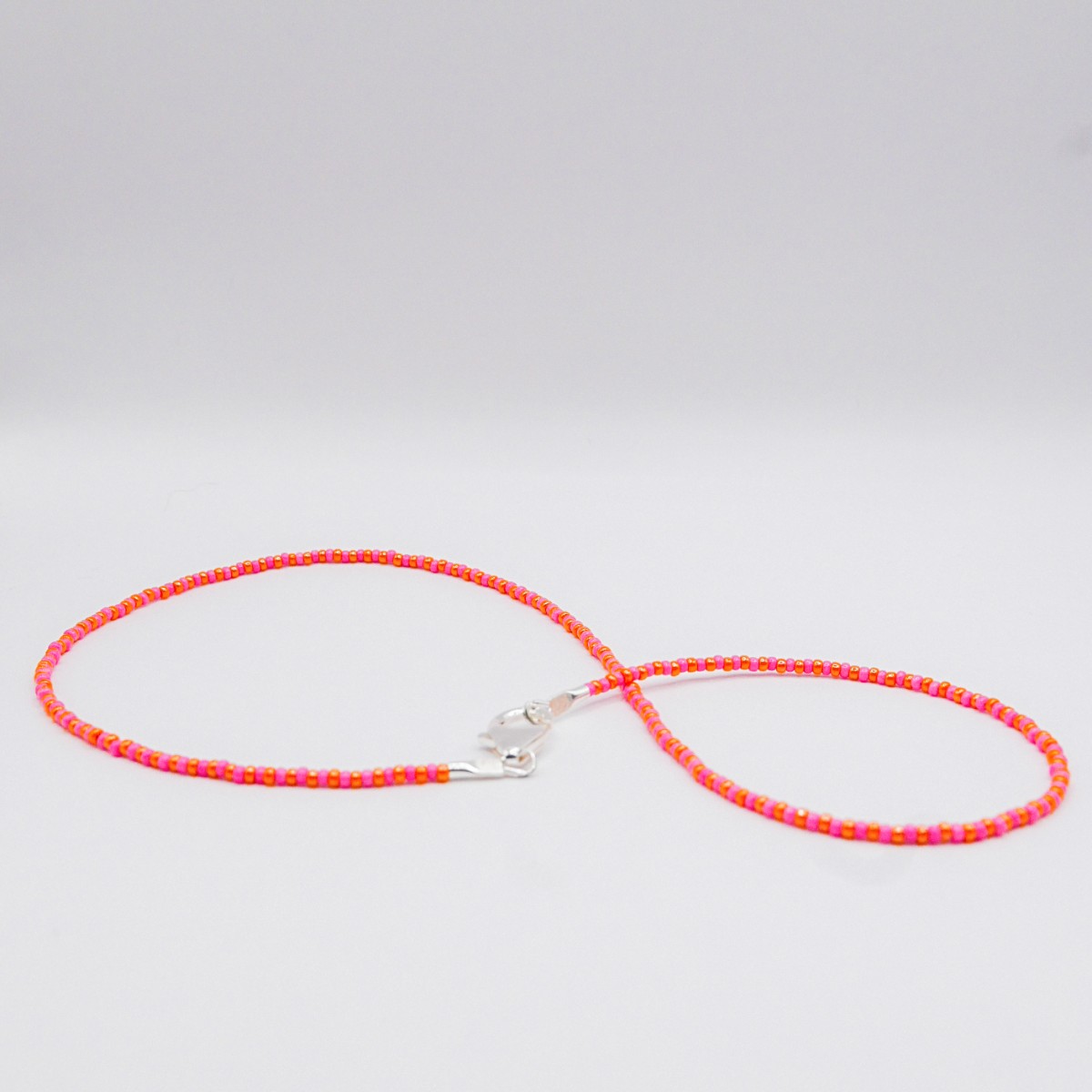 »Basic Kette« in Orange und Pink von pinapina