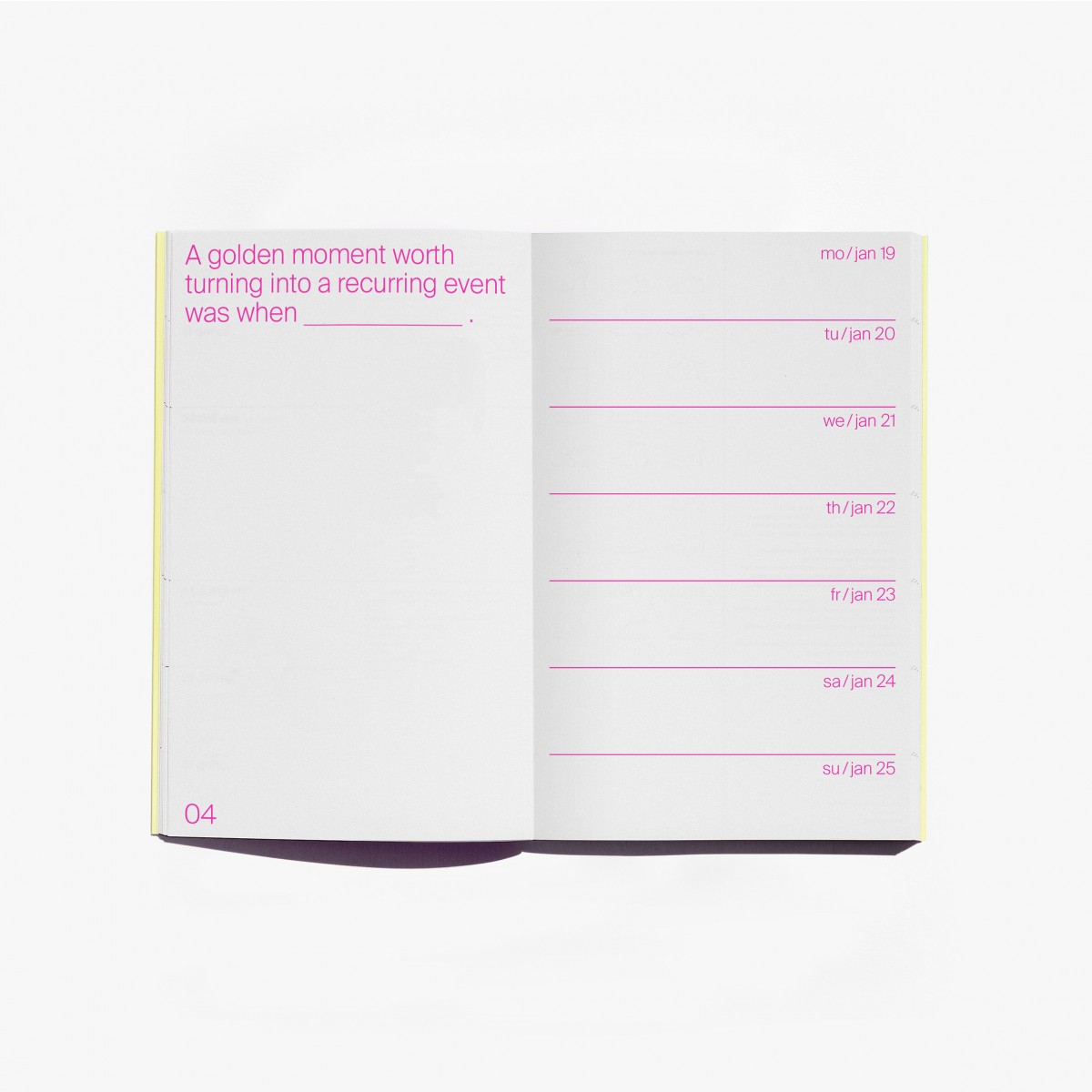 Planer 2026 – Vanille – Edition Julie Joliat