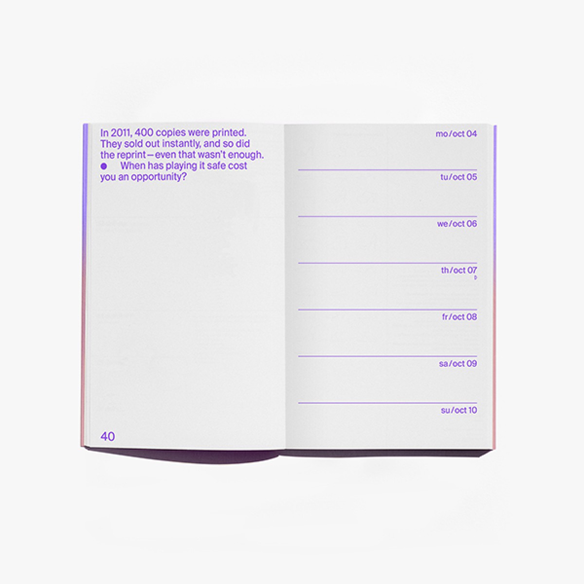 Planer 2027 – Edition Julie Joliat