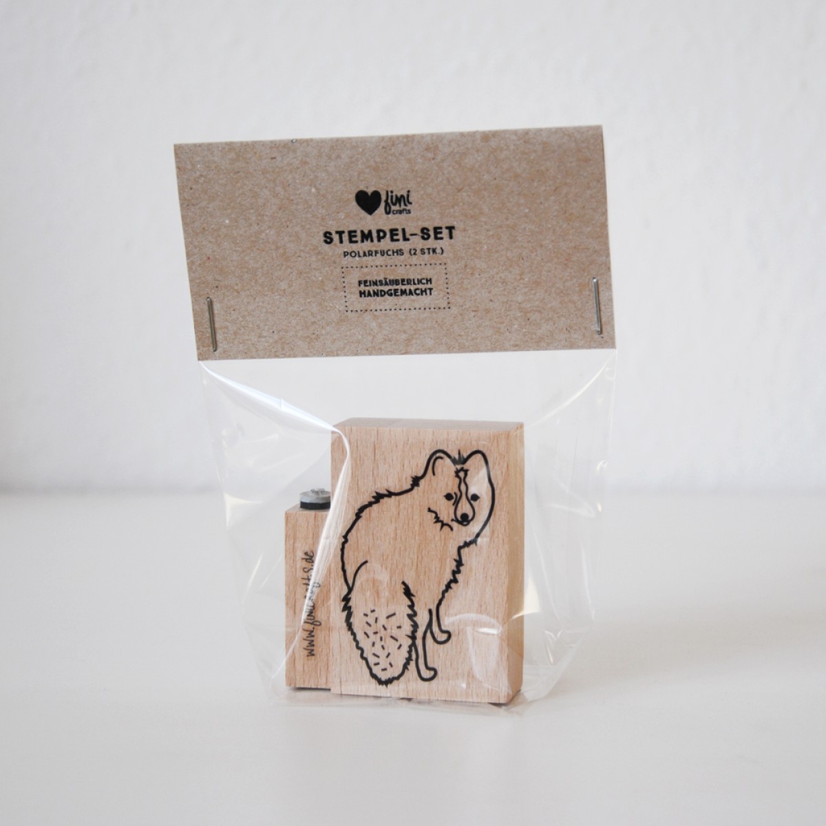 finicrafts Stempel-Set Polarfuchs