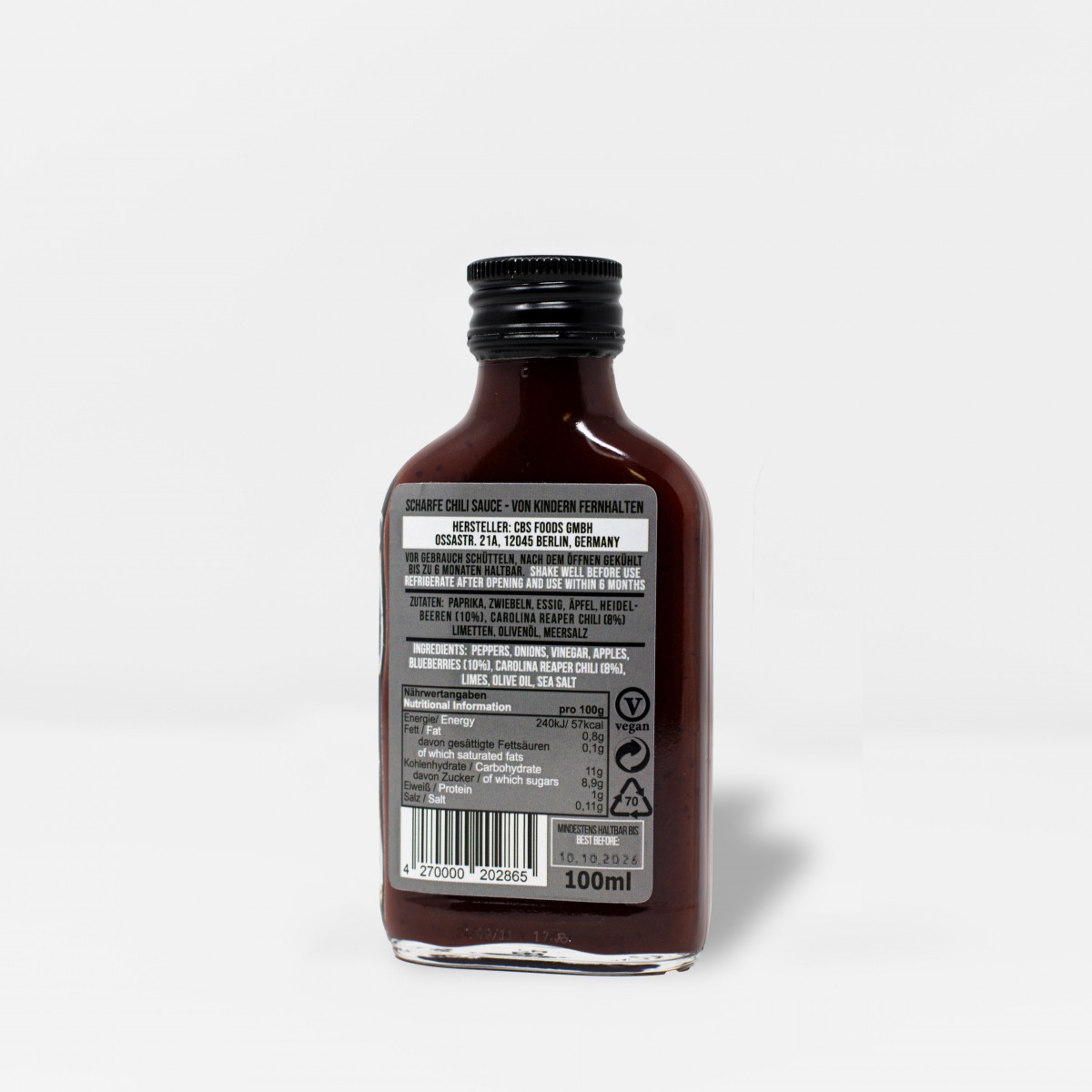 Hot Sauce Tokyo Poo Divers  – Carolina Reaper Chili-Sauce in Geschenkset mit Anhänger - Heldbergs Games