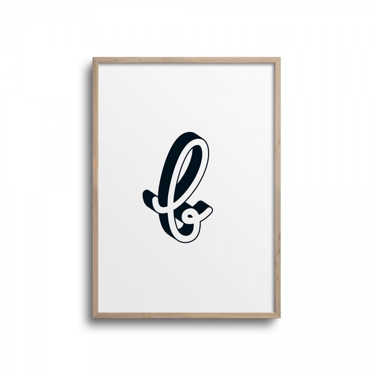 POSTER ABC – ALPHABET BUCHSTABE B Studio Schön® ABC Kollektion