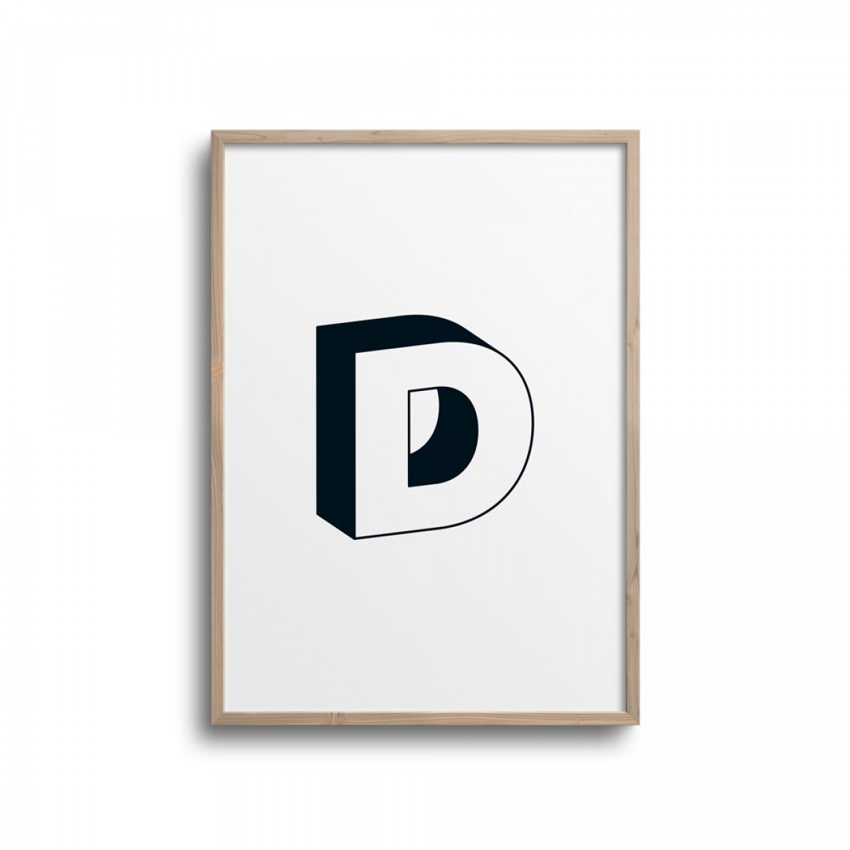 POSTER ABC – ALPHABET BUCHSTABE D Studio Schön® ABC Kollektion