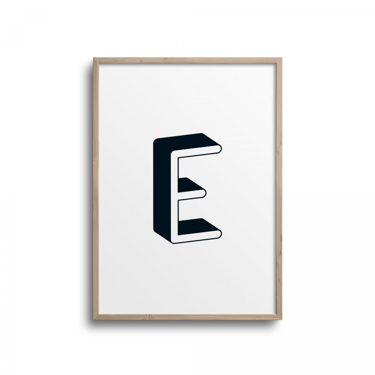 POSTER ABC – ALPHABET BUCHSTABE E Studio Schön® ABC Kollektion