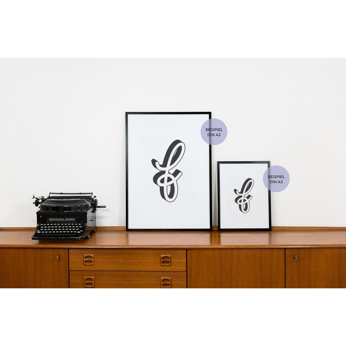 POSTER ABC – ALPHABET BUCHSTABE F Studio Schön® ABC Kollektion