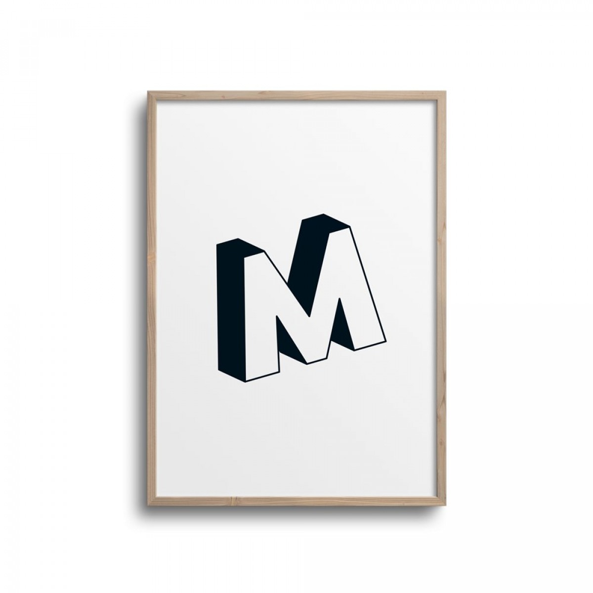 POSTER ABC – ALPHABET BUCHSTABE M Studio Schön® ABC Kollektion