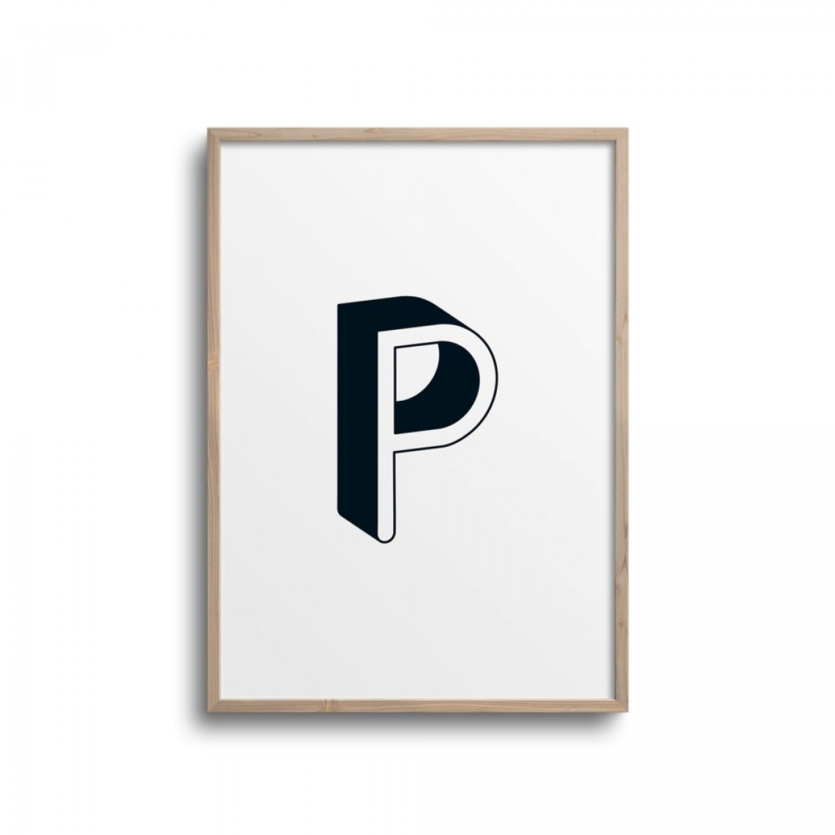 POSTER ABC – ALPHABET BUCHSTABE P Studio Schön® ABC Kollektion