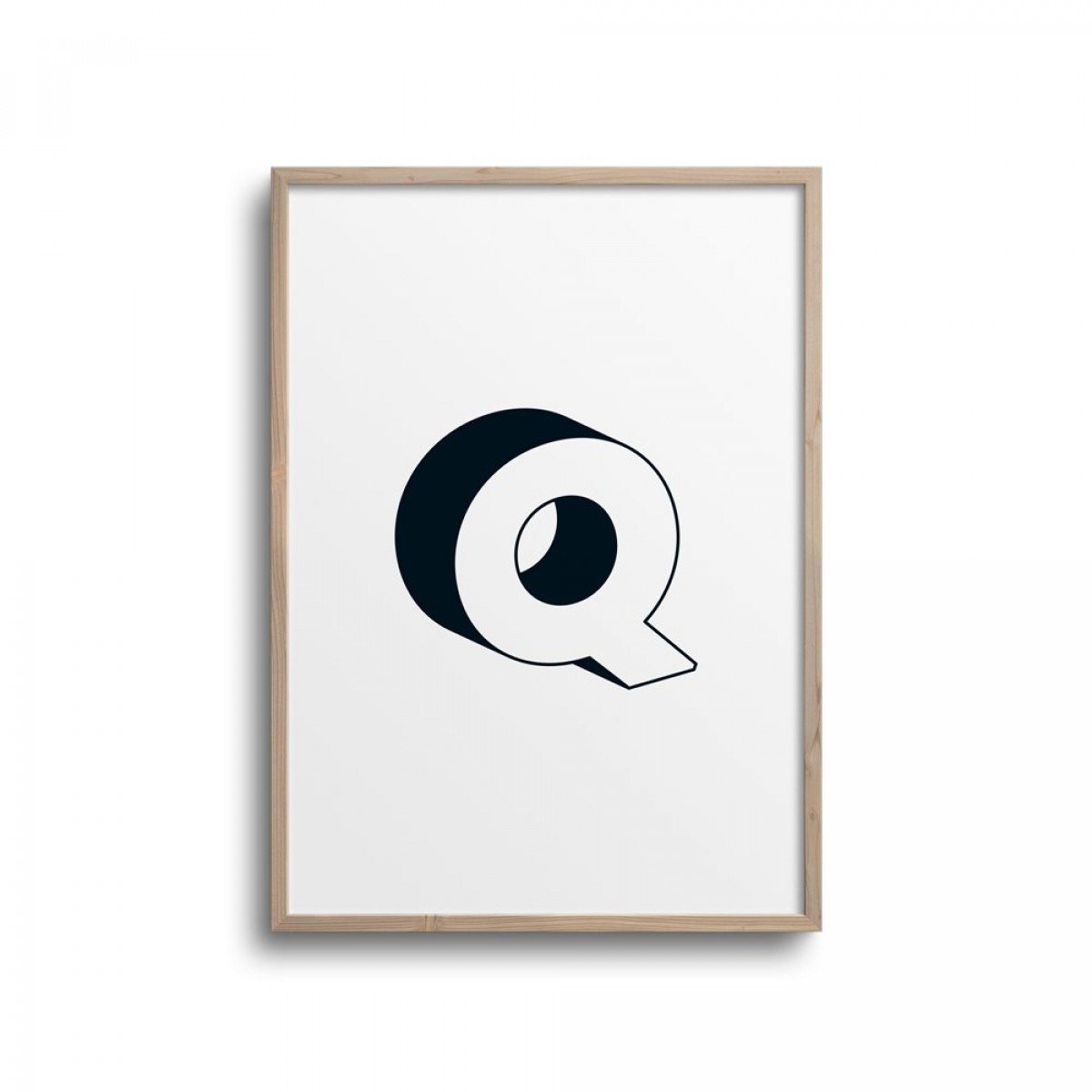 POSTER ABC – ALPHABET BUCHSTABE Q Studio Schön® ABC Kollektion