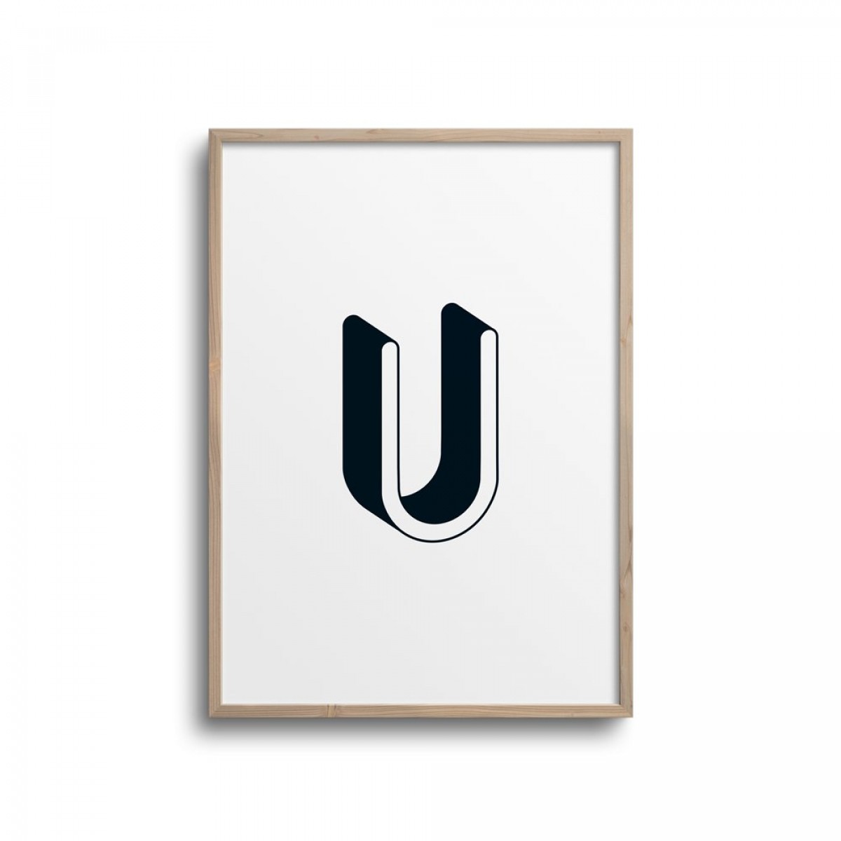 POSTER ABC – ALPHABET BUCHSTABE U Studio Schön® ABC Kollektion