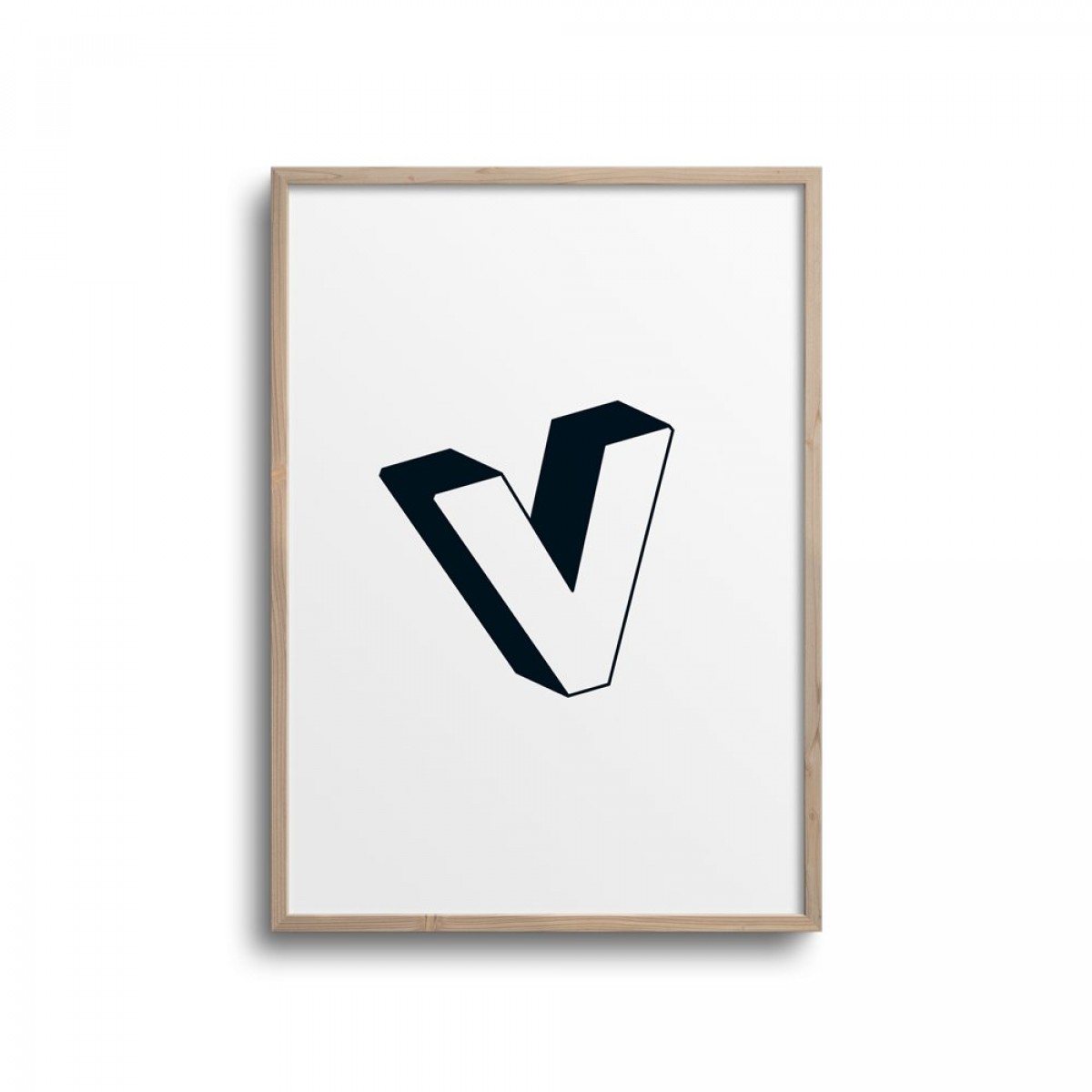 POSTER ABC – ALPHABET BUCHSTABE V Studio Schön® ABC Kollektion