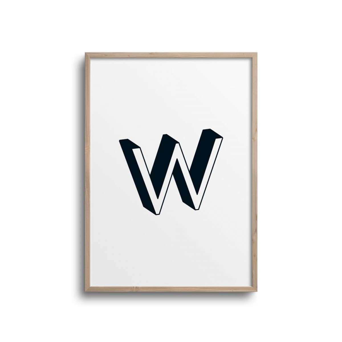 POSTER ABC – ALPHABET BUCHSTABE W Studio Schön® ABC Kollektion