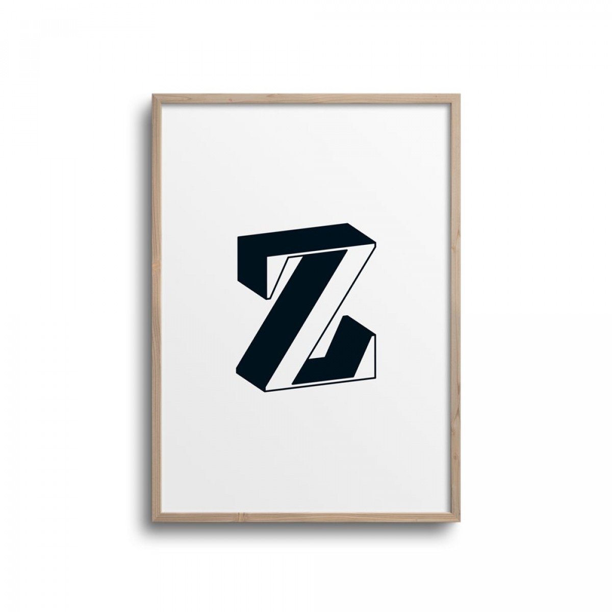 POSTER ABC – ALPHABET BUCHSTABE Z Studio Schön® ABC Kollektion