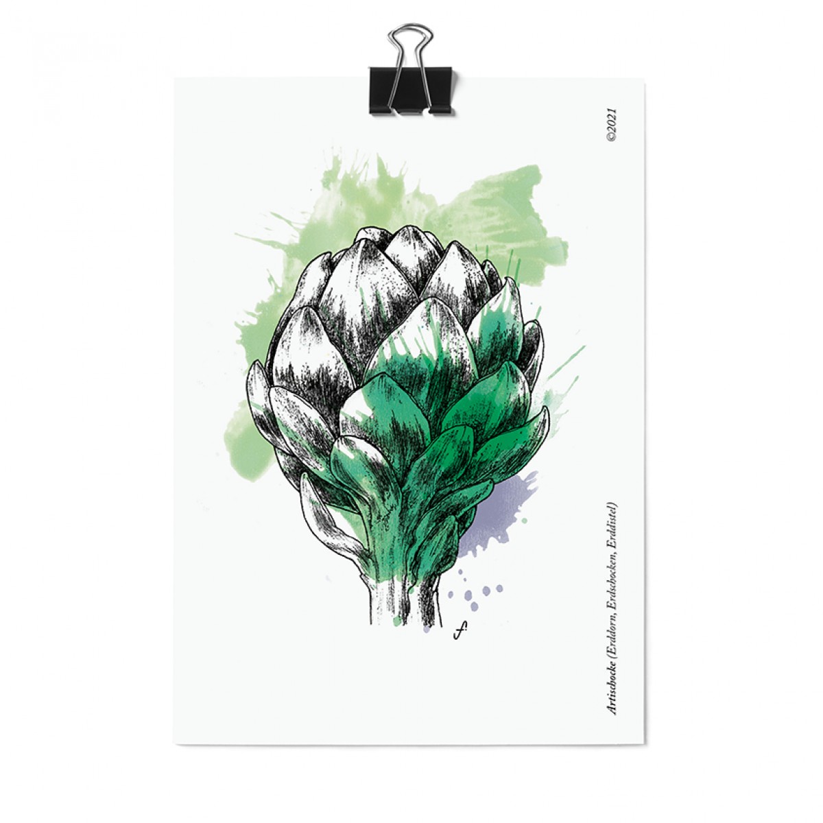 Postkartenset, 16 Obst und Gemüse Postkarten von Kupferstecher.Art