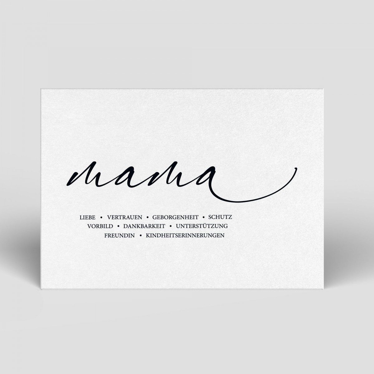 Postkarte - Muttertag - Nr. 48 - Naturbedacht