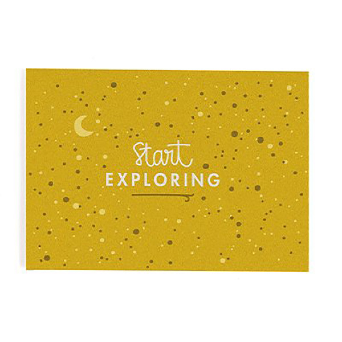 "Start exploring" Postkarte von Roadtyping