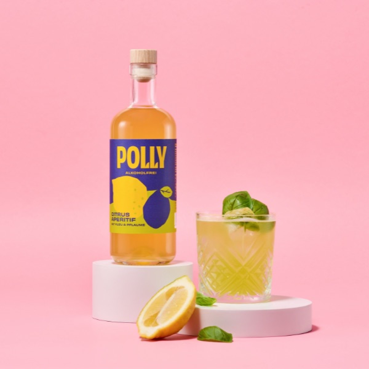 POLLY Citrus Aperitif 500 ml – Alkoholfreie Alternative inspiriert von Limoncello