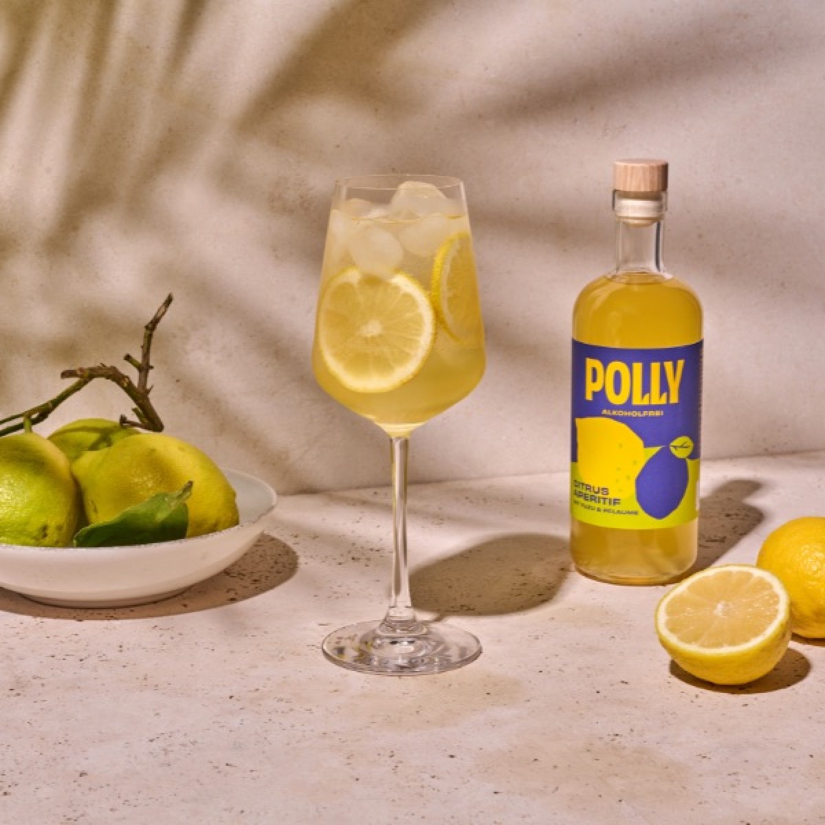 POLLY Citrus Aperitif 500 ml – Alkoholfreie Alternative inspiriert von Limoncello
