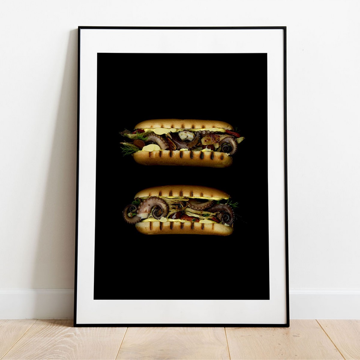Pulpo-Sandwich Poster/Kunstdruck A3 von Max Faber